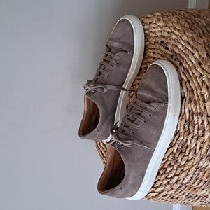 SUITSUPPLY Mens Classic Taupe Suede‎ Leather Preppy/Athleisure Sneakers 9